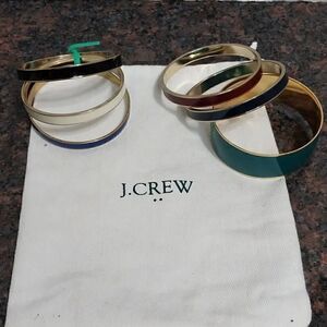 (6) J.CREW STACK BRACELETS COLLECTION...NEW...